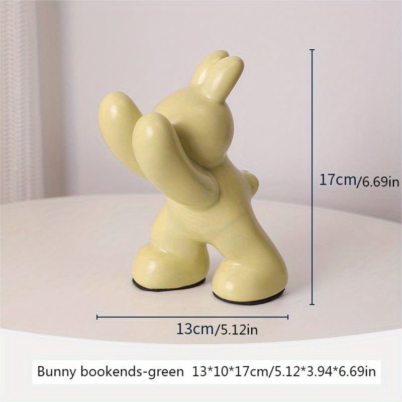 Decorative Ceramic Book Ends Creative Animal Figurine Book Ends Stands Suitable For Hold Cds Dvds Magazines